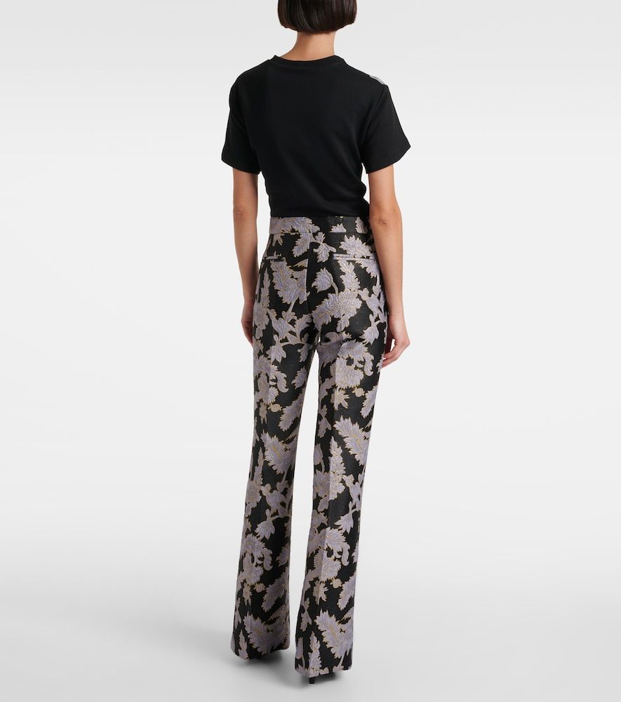 Pantalones bootcut Saturday Night en jacquard - La DoubleJ - Modalova