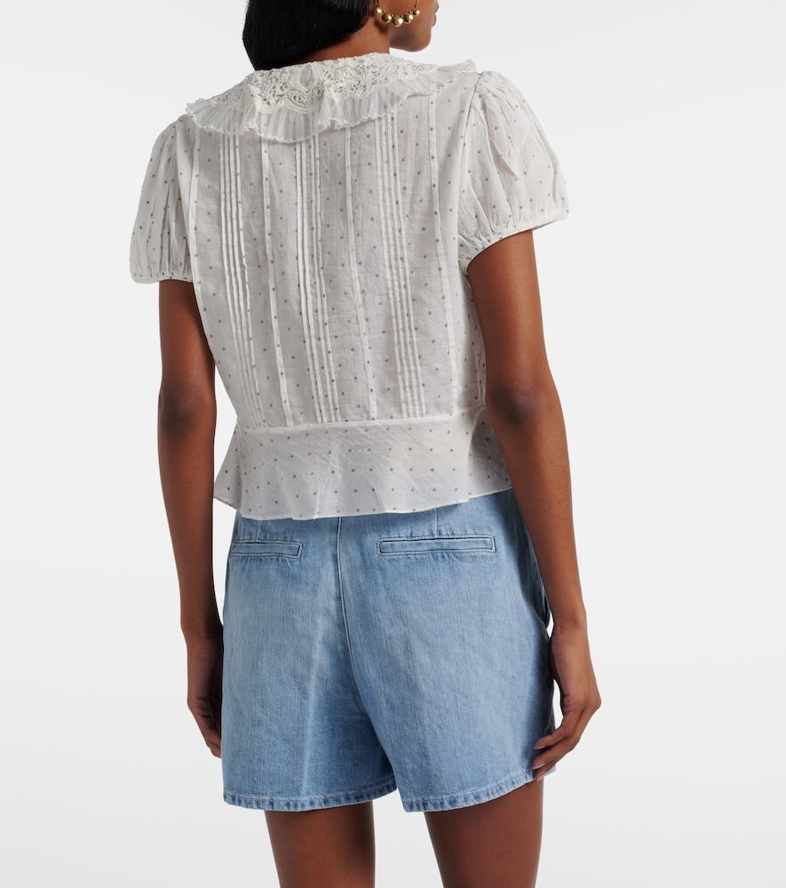 Cotton and linen denim shorts - 7 For All Mankind - Modalova