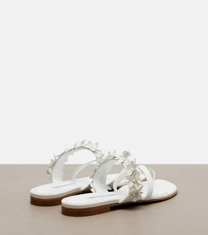 Sandalen Fiosa aus Leder - Manolo Blahnik - Modalova