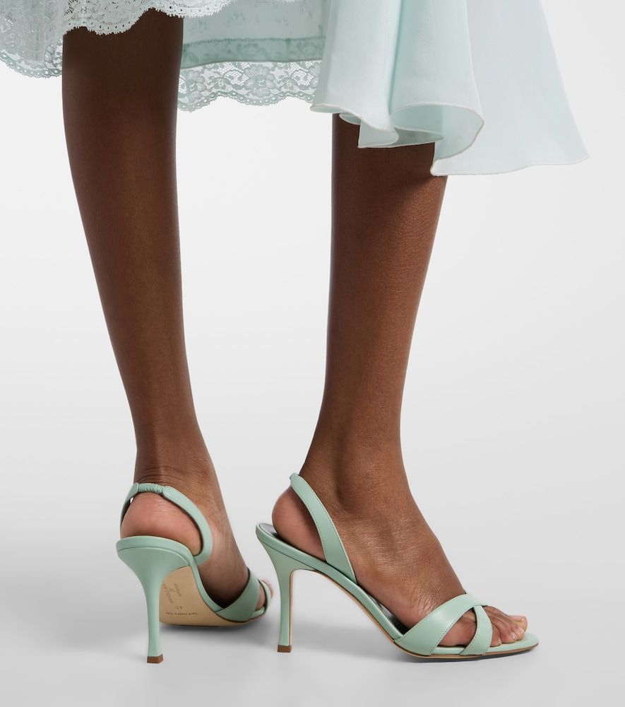 Slingback-Sandalen Callasli aus Leder - Manolo Blahnik - Modalova