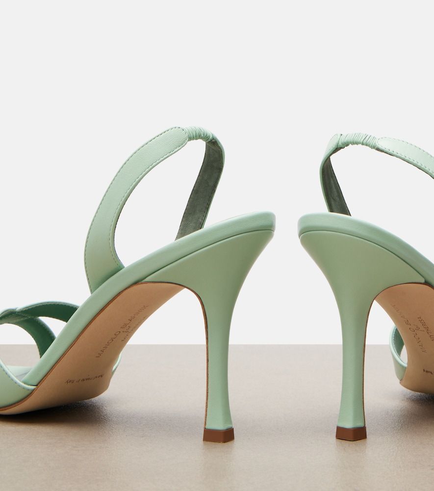 Slingback-Sandalen Callasli aus Leder - Manolo Blahnik - Modalova