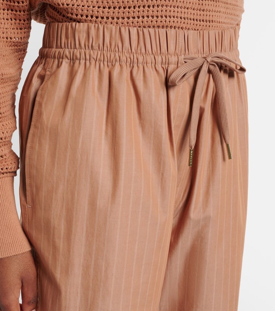 Pantalones rectos Rowan de algodón a rayas - Varley - Modalova
