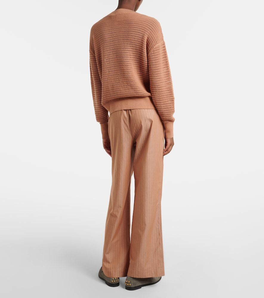 Pantalones rectos Rowan de algodón a rayas - Varley - Modalova