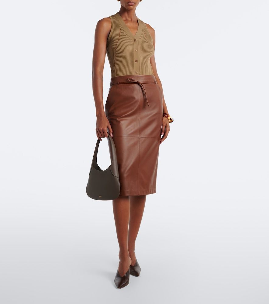 Top in maglia a coste di misto cotone - Max Mara - Modalova