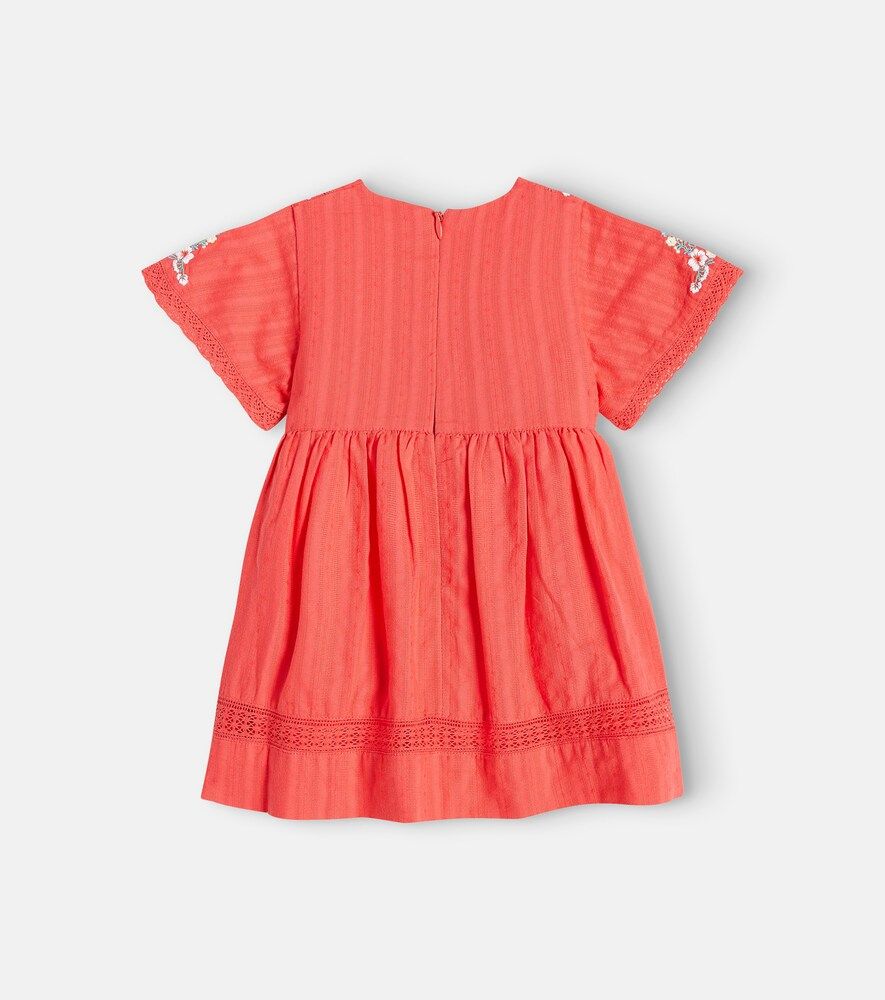 Bebé - vestido de algodón bordado - Tartine et Chocolat - Modalova