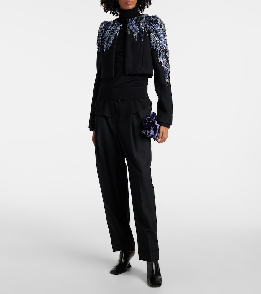 Jersey de cuello alto de lana - Dries Van Noten - Modalova