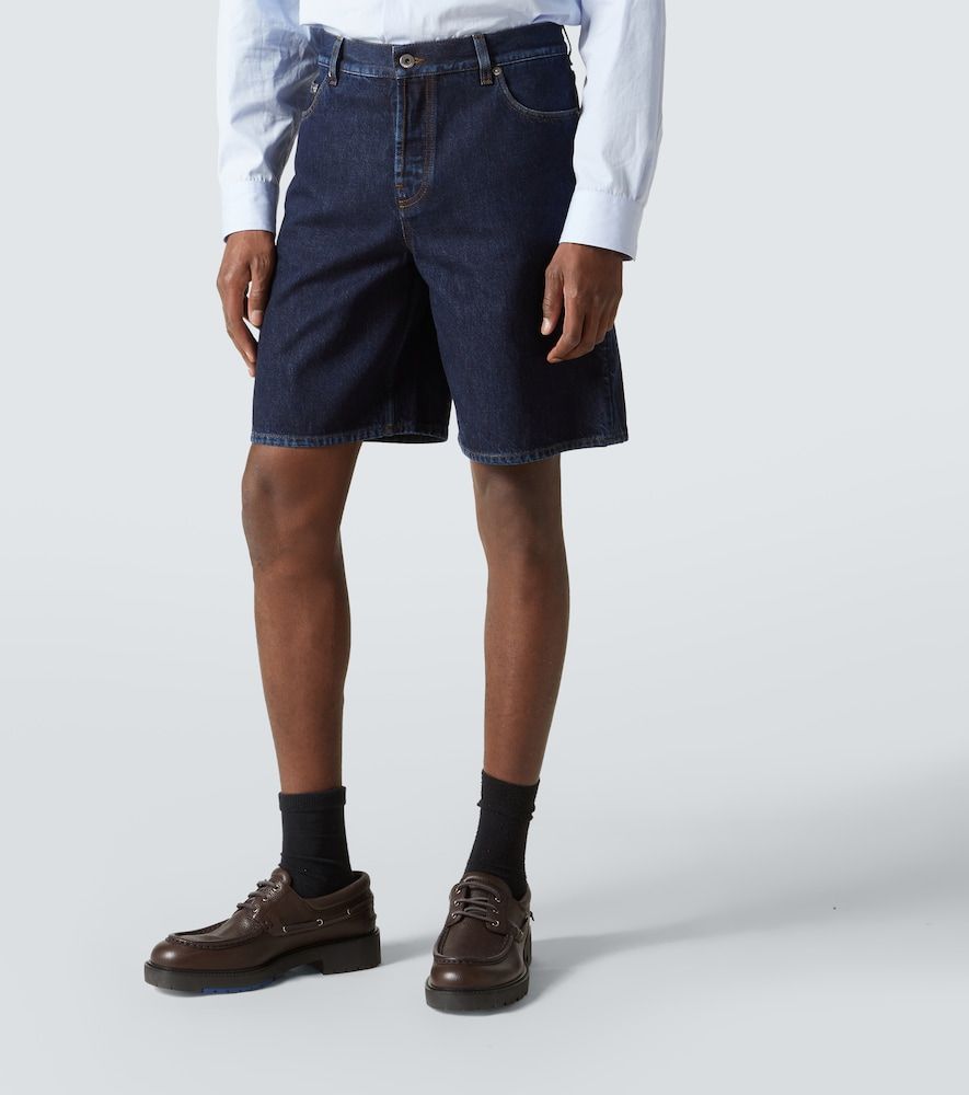Shorts di jeans a vita media - Burberry - Modalova