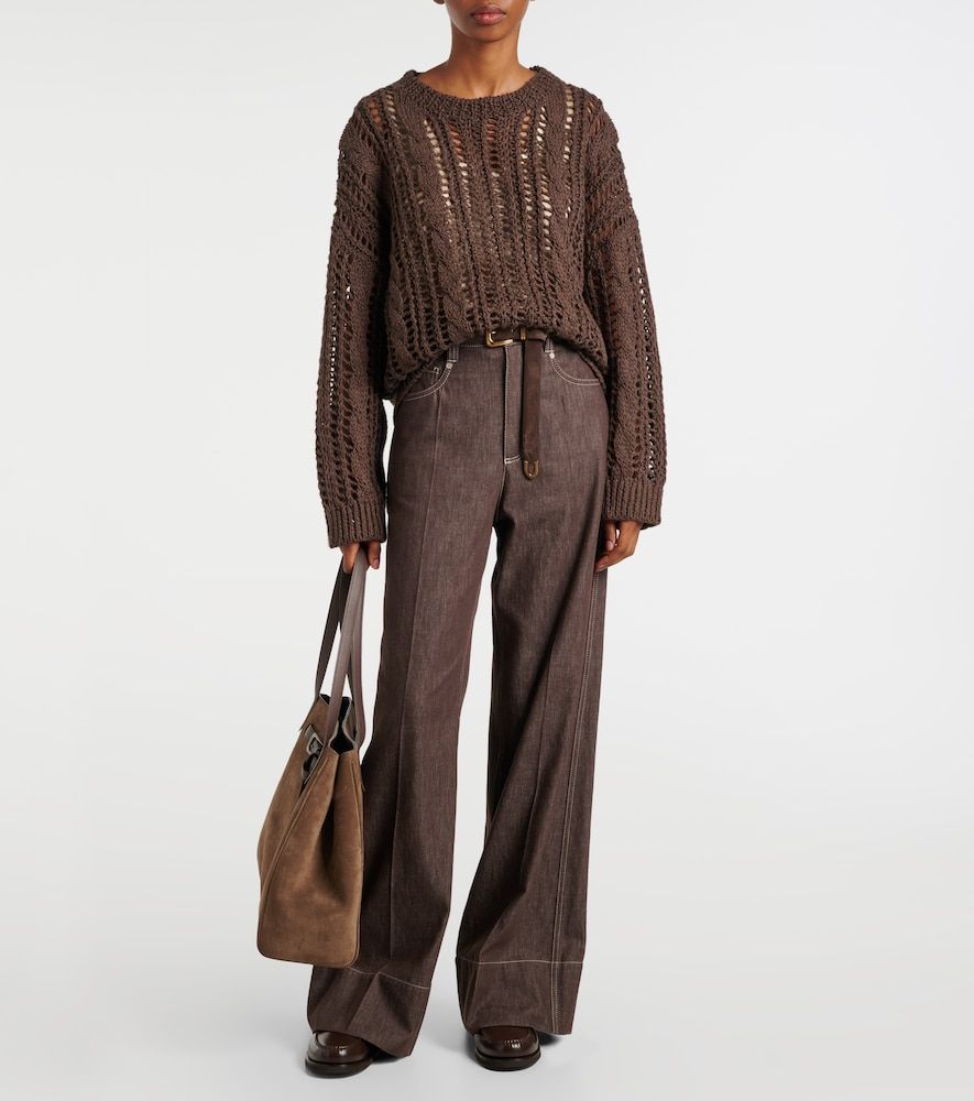 Wide-Leg Mid-Rise Jeans - Brunello Cucinelli - Modalova