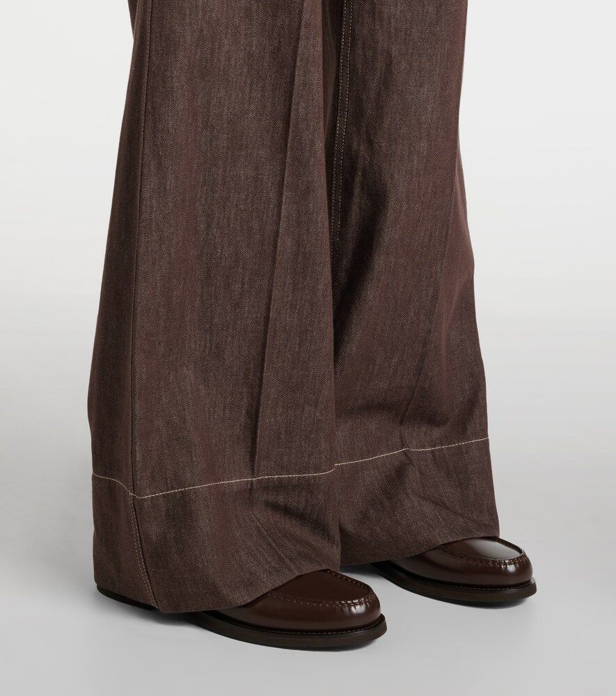 Wide-Leg Mid-Rise Jeans - Brunello Cucinelli - Modalova