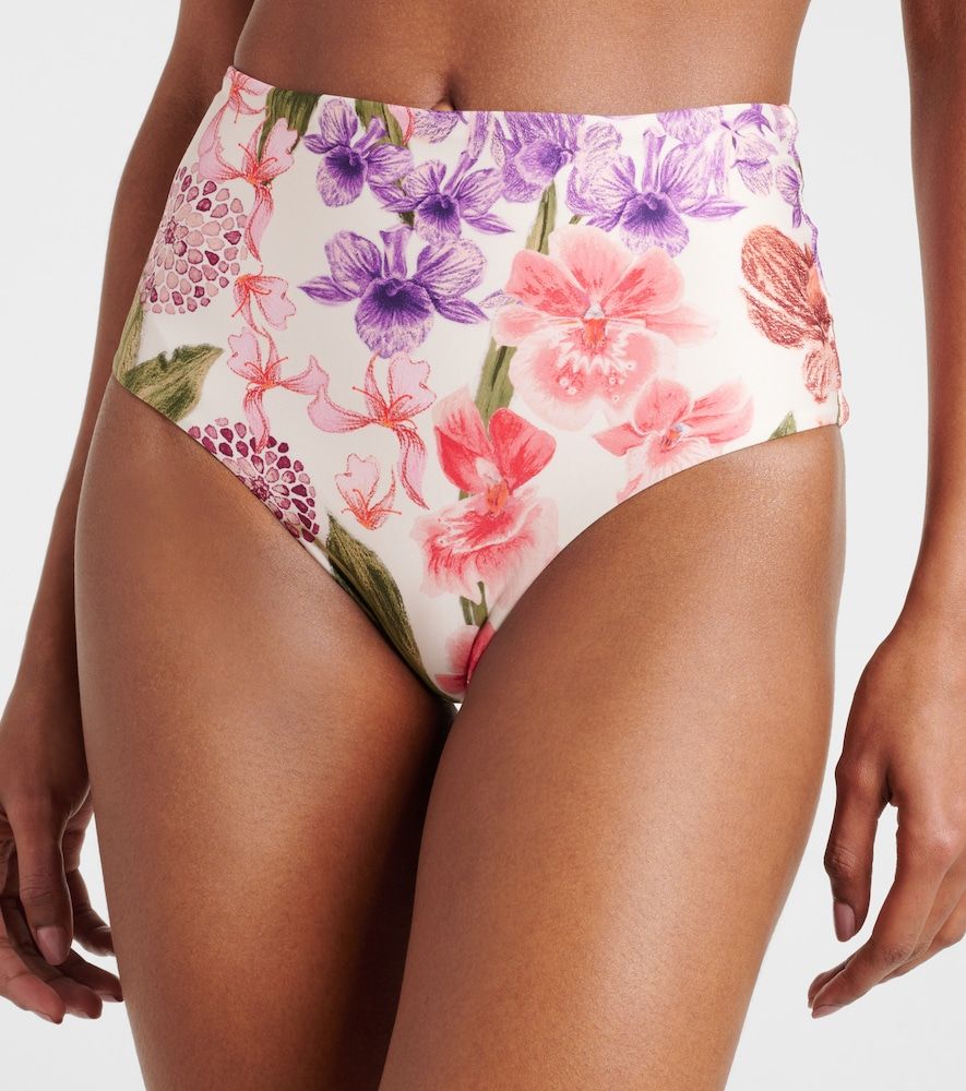 Braga de bikini de tiro alto floral - Agua by Agua Bendita - Modalova