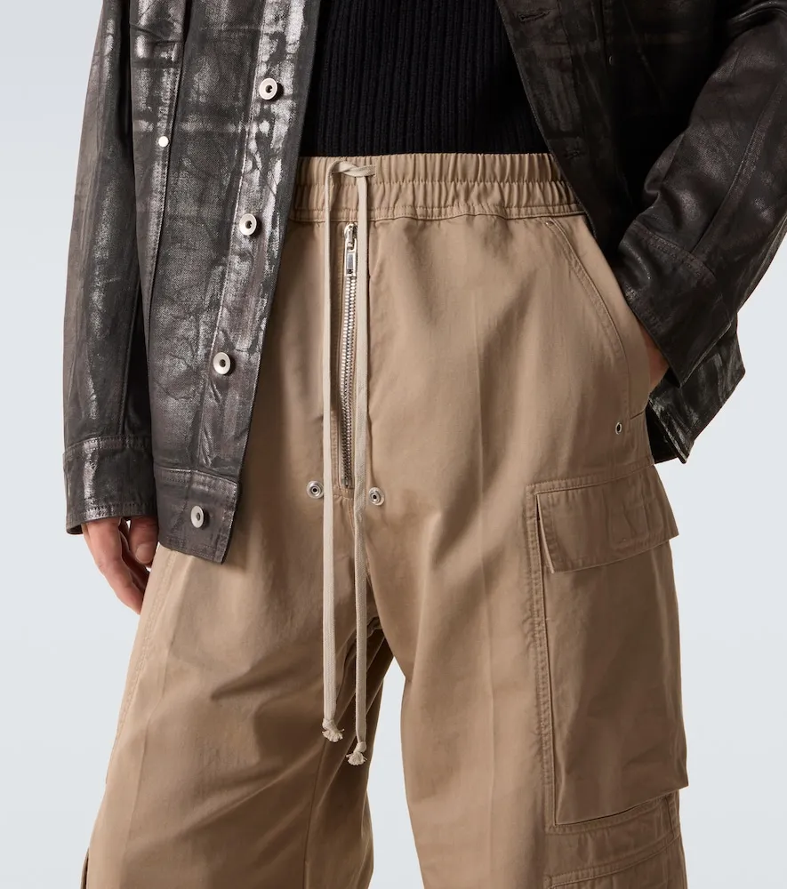 Pantalones cargo DRKSHDW de franela de algodón - Rick Owens - Modalova