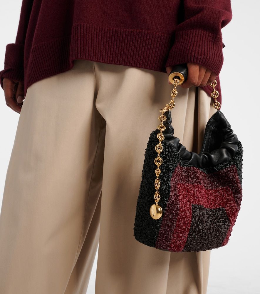 Bolso Squeeze Mini de piel con cuentas - Loewe - Modalova