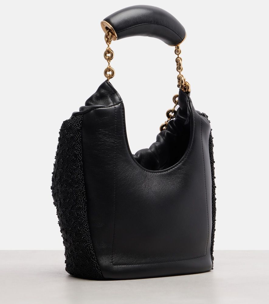 Bolso Squeeze Mini de piel con cuentas - Loewe - Modalova