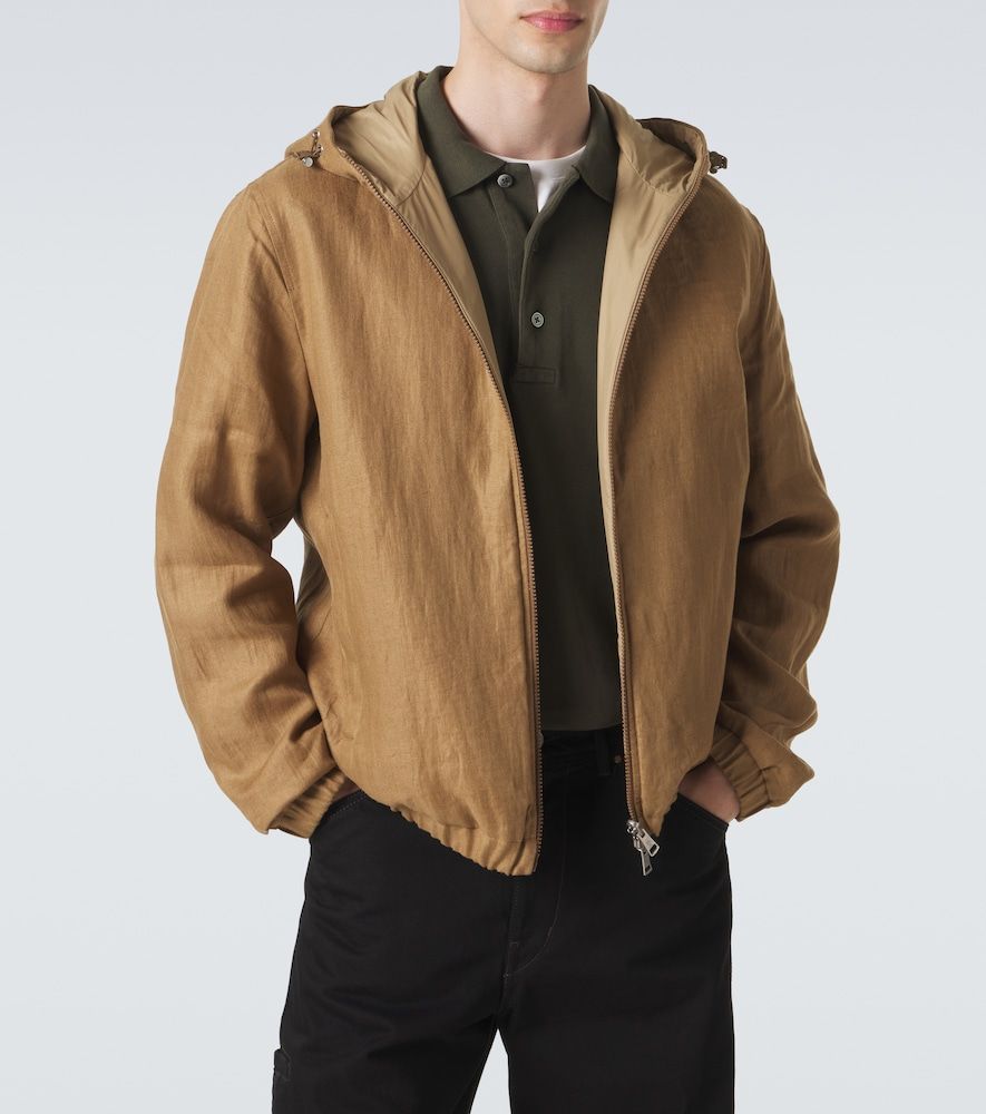 Moncler Edit linen jacket - Moncler - Modalova