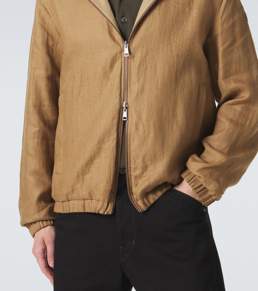 Moncler Edit linen jacket - Moncler - Modalova