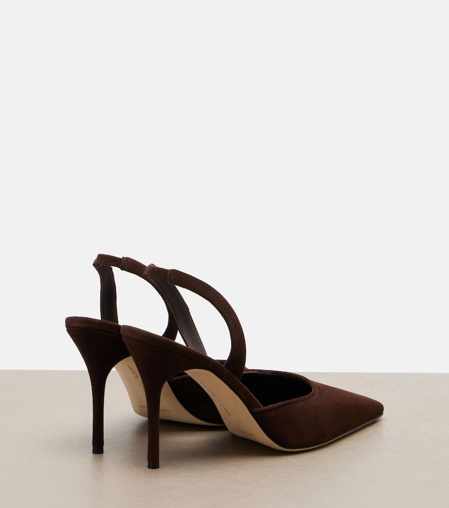 Slingback-Pumps Borelapla aus Veloursleder - Manolo Blahnik - Modalova