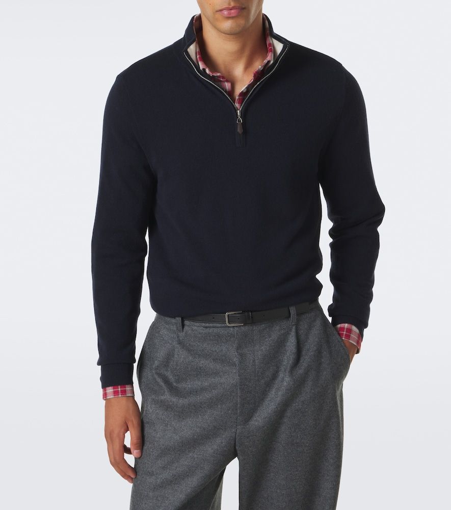 Mr Fenchurch cashmere half-zip sweater - Arch4 - Modalova