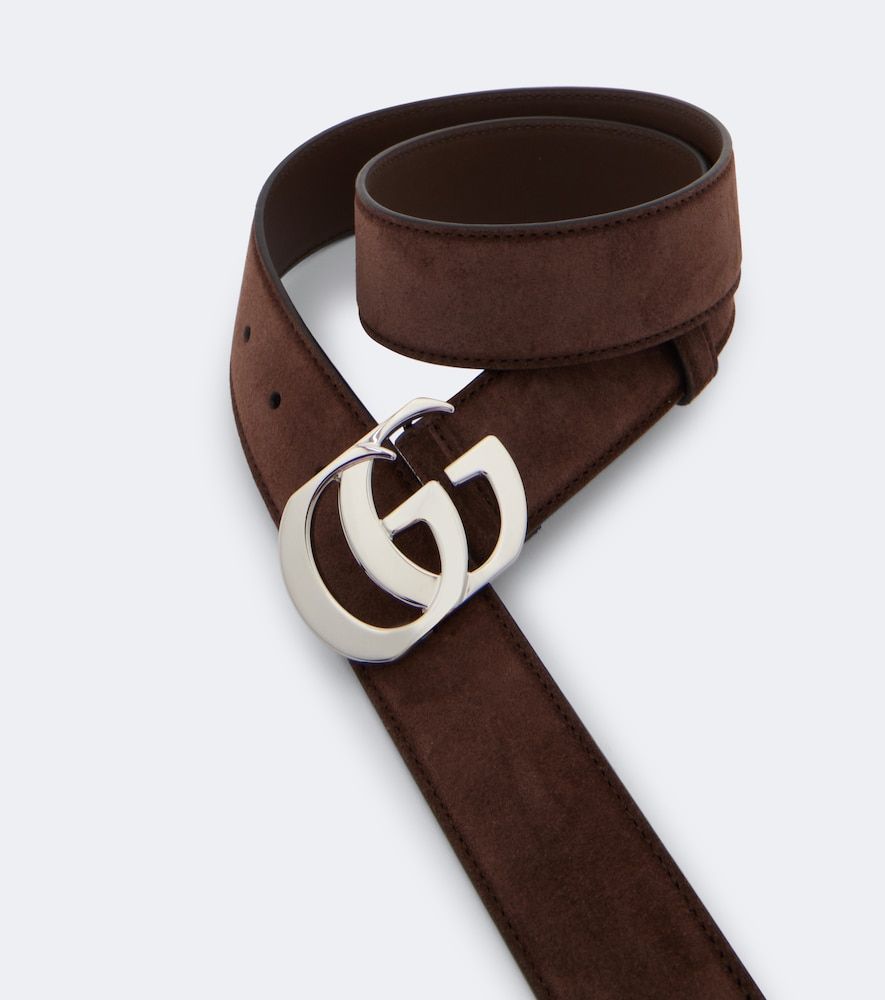 Gürtel GG Marmont aus Veloursleder - Gucci - Modalova
