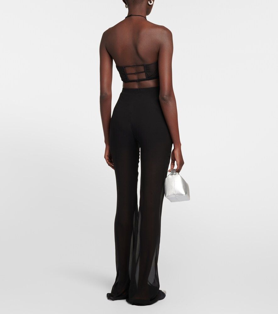 Bralette in lana con tulle - Nensi Dojaka - Modalova