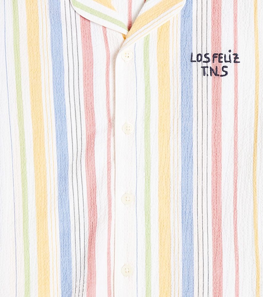 Camisa bowling Torrance de algodón a rayas - The New Society - Modalova
