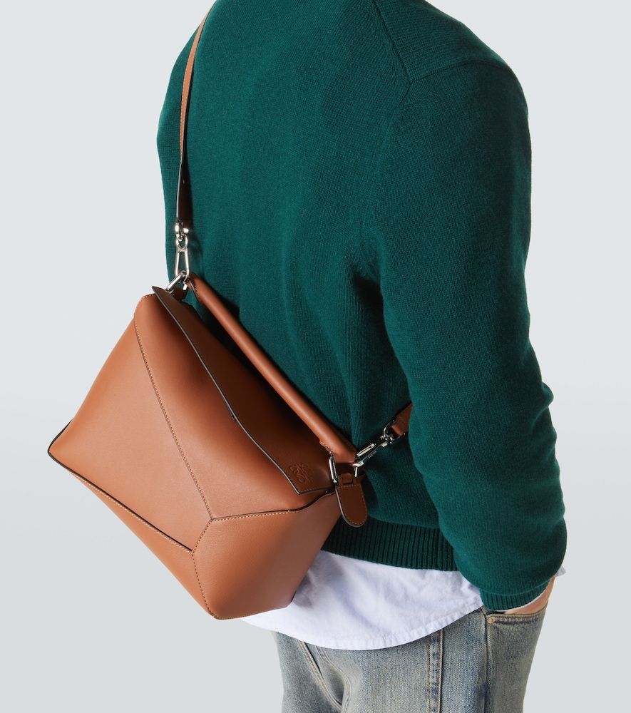 Bolso al hombro Puzzle Small de piel - Loewe - Modalova