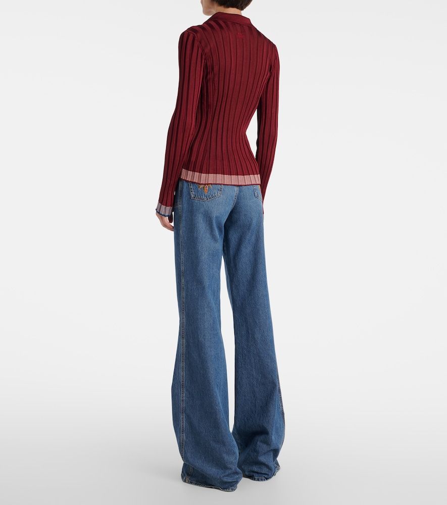 Etro Polo in maglia a coste - Etro - Modalova