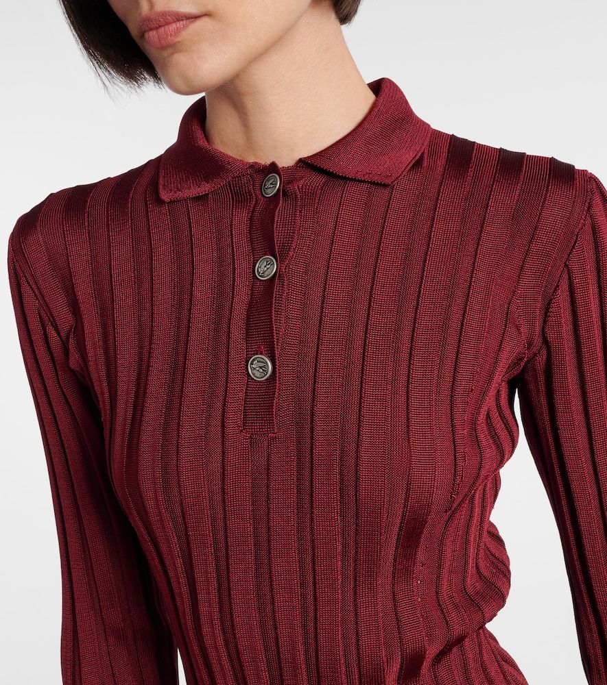 Etro Polo in maglia a coste - Etro - Modalova