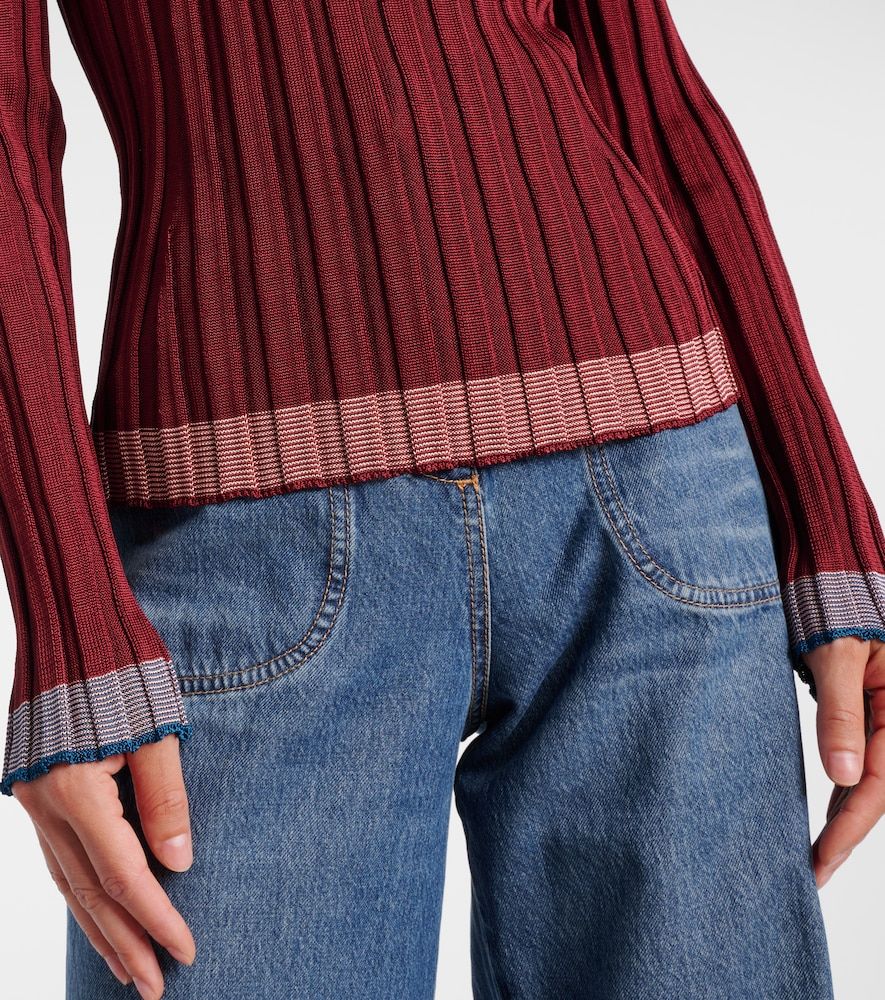 Etro Polo in maglia a coste - Etro - Modalova