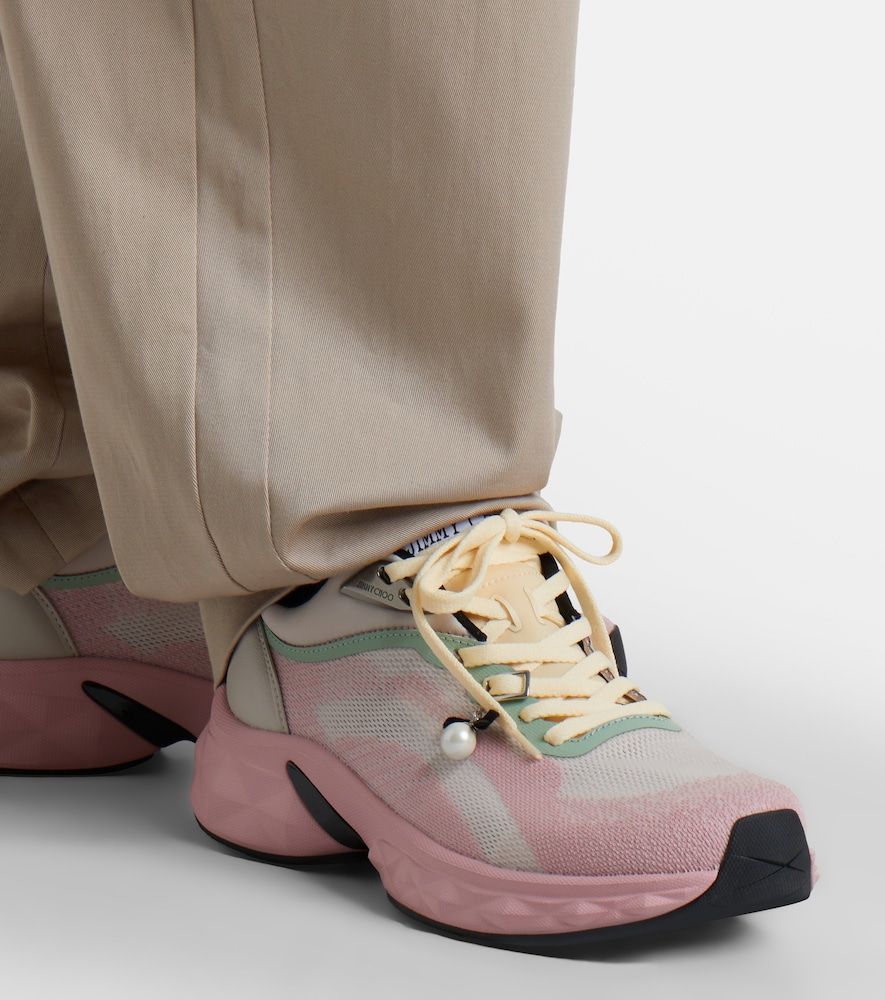 Sneakers Diamond Run con perle bijoux - Jimmy Choo - Modalova