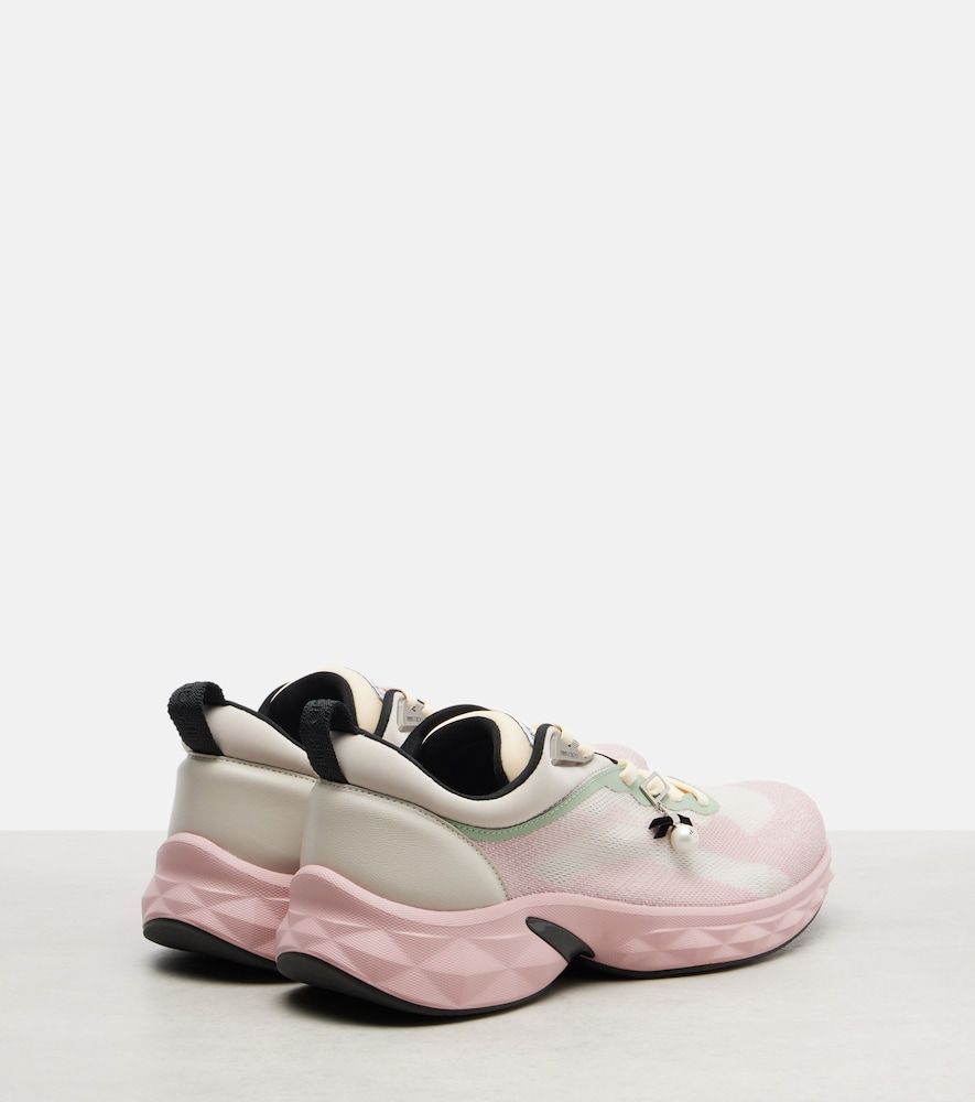 Sneakers Diamond Run con perle bijoux - Jimmy Choo - Modalova