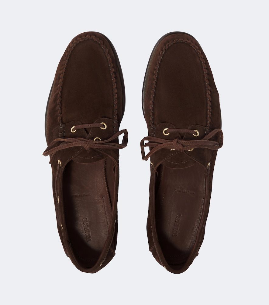 Tom Ford Theo suede boat shoes - Tom Ford - Modalova