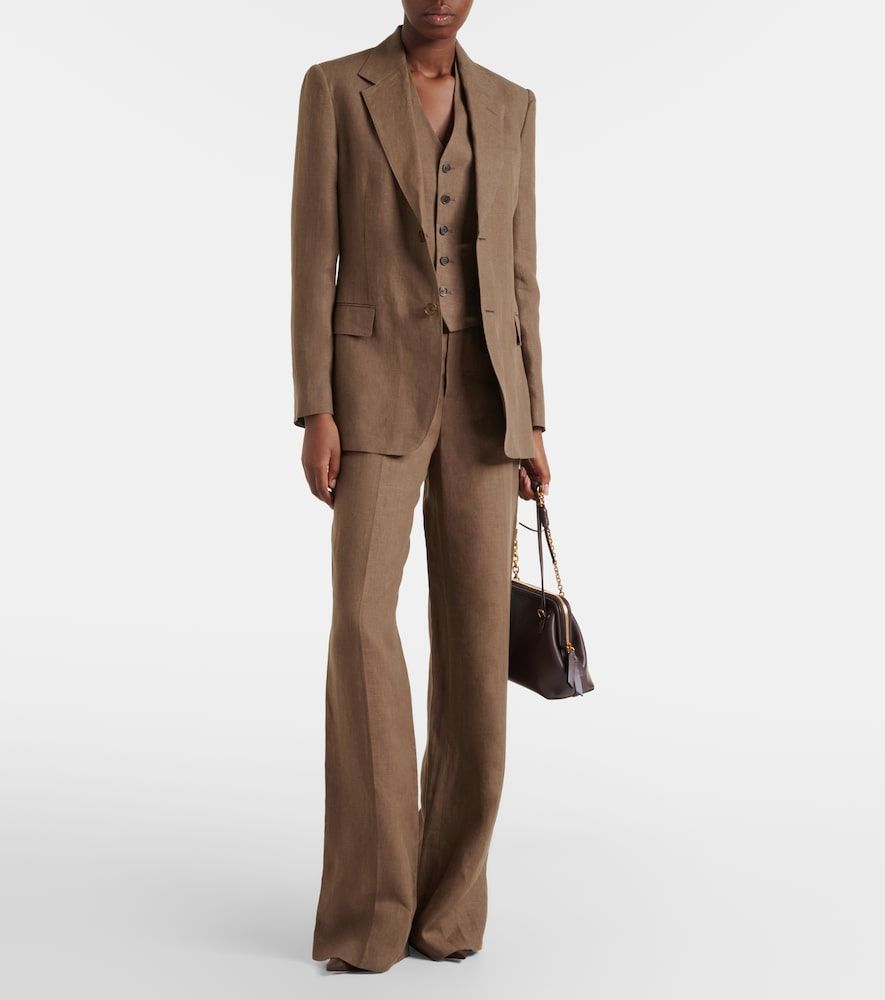 Weste Jaiden aus Leinen - Ralph Lauren Collection - Modalova