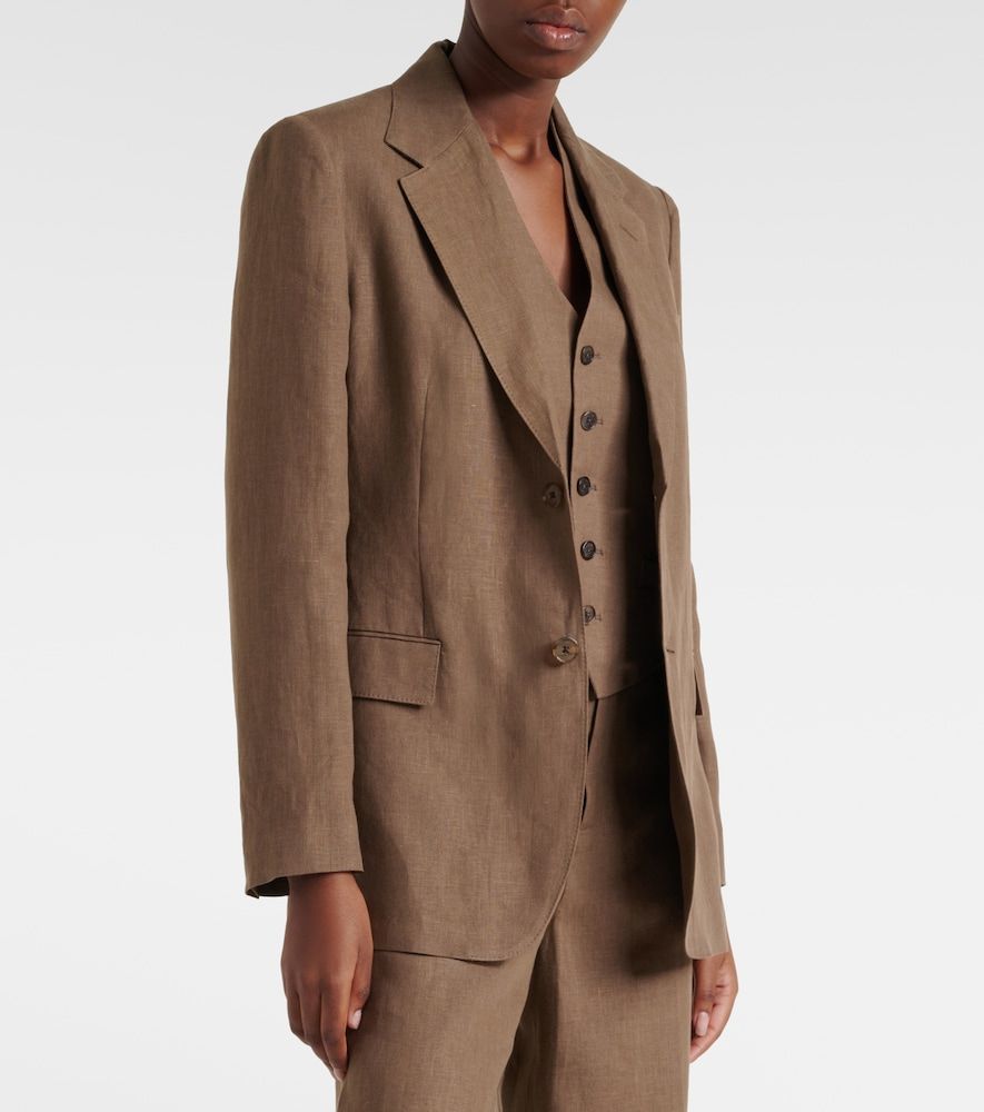 Weste Jaiden aus Leinen - Ralph Lauren Collection - Modalova