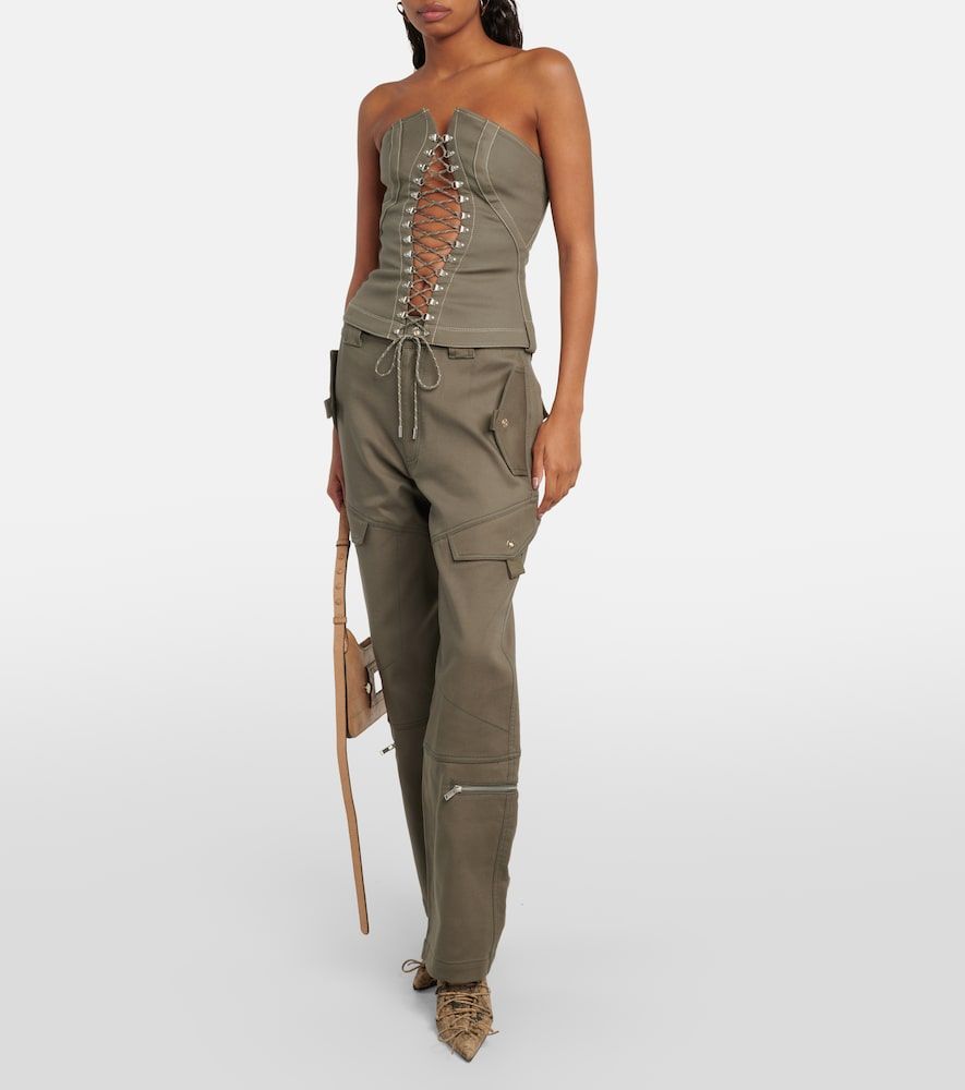 Dion Lee Top a corsetto in cotone - Dion Lee - Modalova
