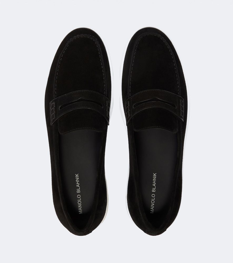 Loafers Ellis aus Veloursleder - Manolo Blahnik - Modalova