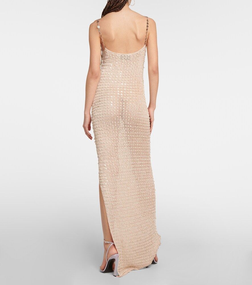Vatia sequined knitted maxi dress - Aya Muse - Modalova