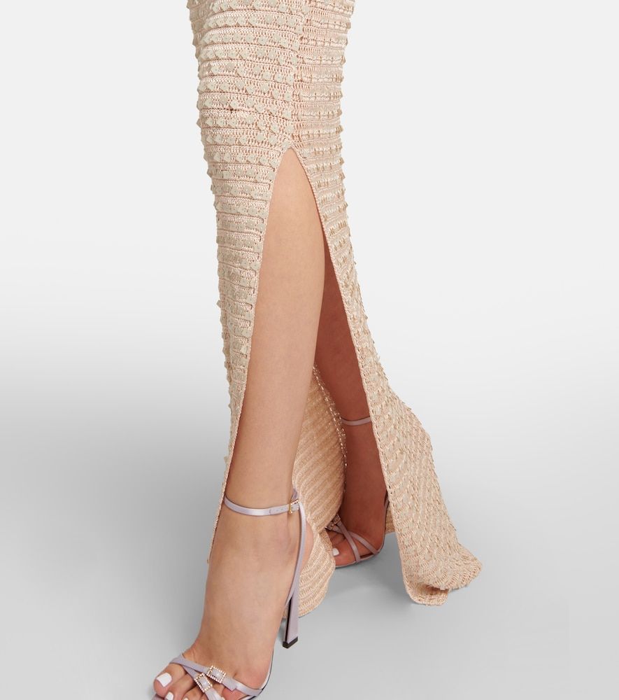 Vatia sequined knitted maxi dress - Aya Muse - Modalova