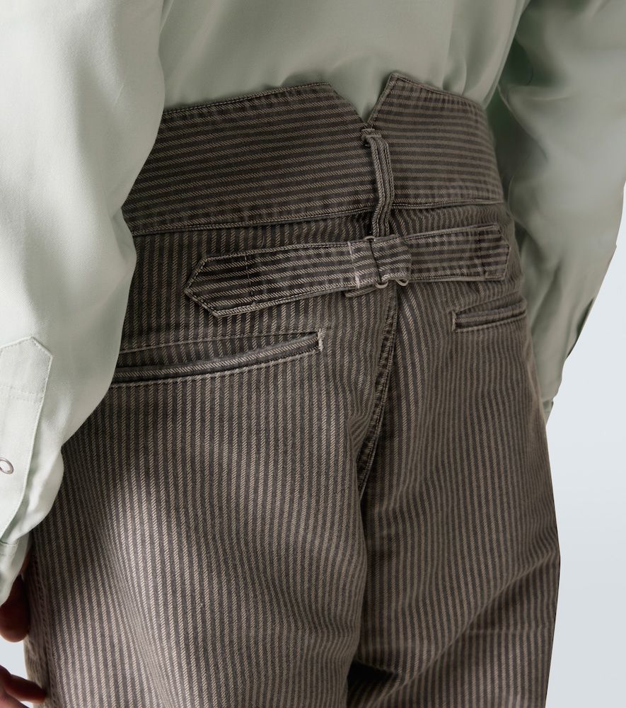 Pantalones anchos Pastoral de algodón a rayas - Visvim - Modalova