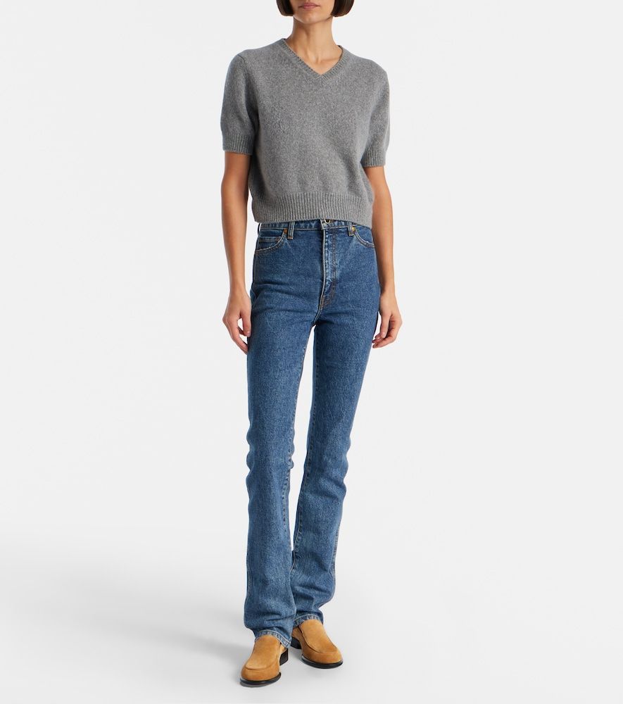 Jeans slim Daria a vita media - Khaite - Modalova