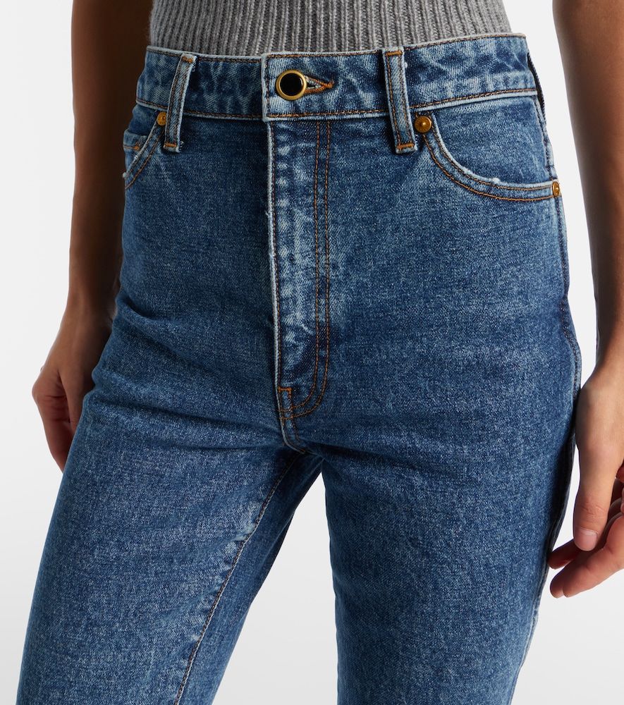 Jeans slim Daria a vita media - Khaite - Modalova