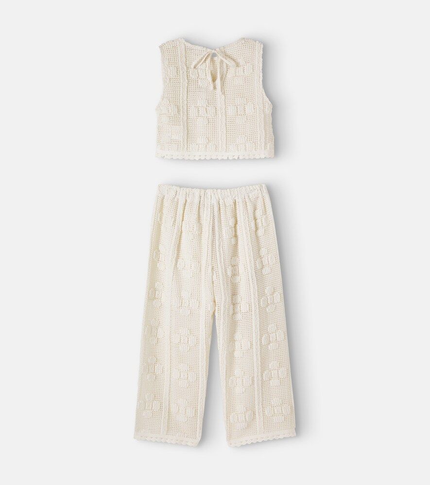 Set Inez de top y pantalones en mezcla de algodón - Bebe Organic - Modalova