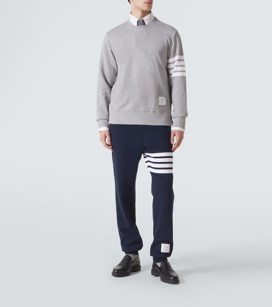 Thom Browne Felpa in cotone 4-Bar - Thom Browne - Modalova
