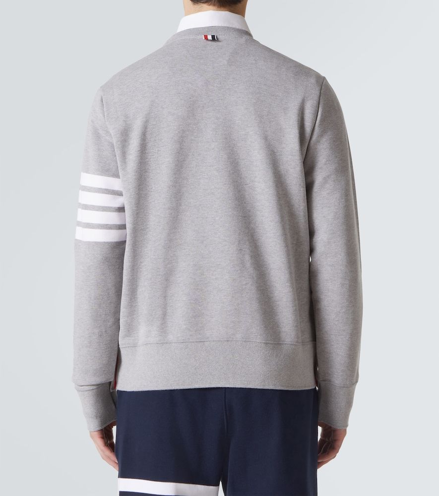 Thom Browne Felpa in cotone 4-Bar - Thom Browne - Modalova