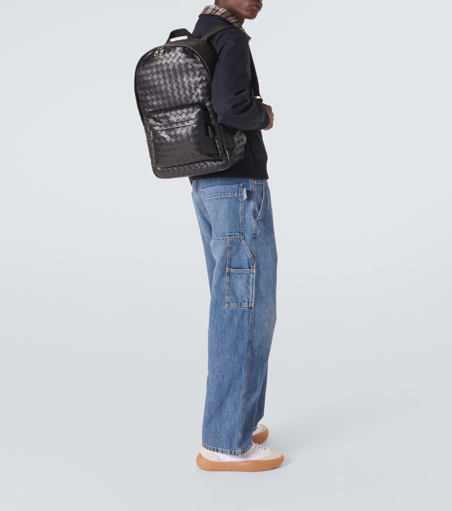 Intrecciato leather backpack - Bottega Veneta - Modalova
