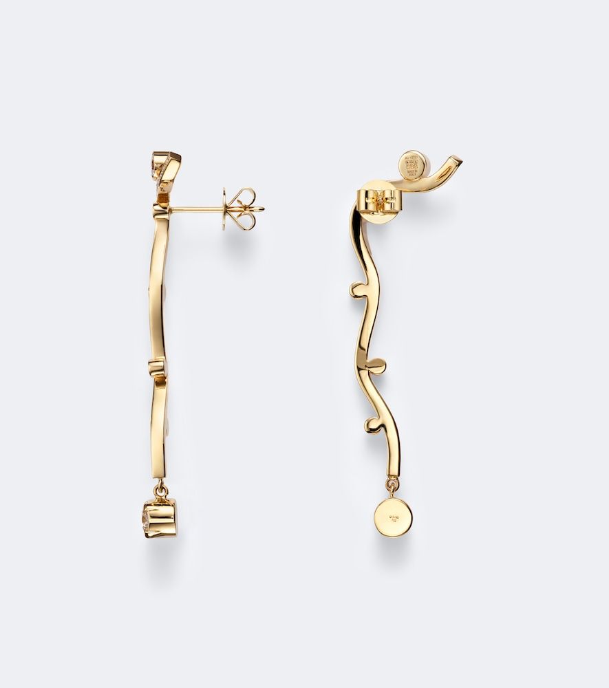 Pendientes Grand Ocean Etoile de oro de 18 ct con diamantes - Sophie Bille Brahe - Modalova