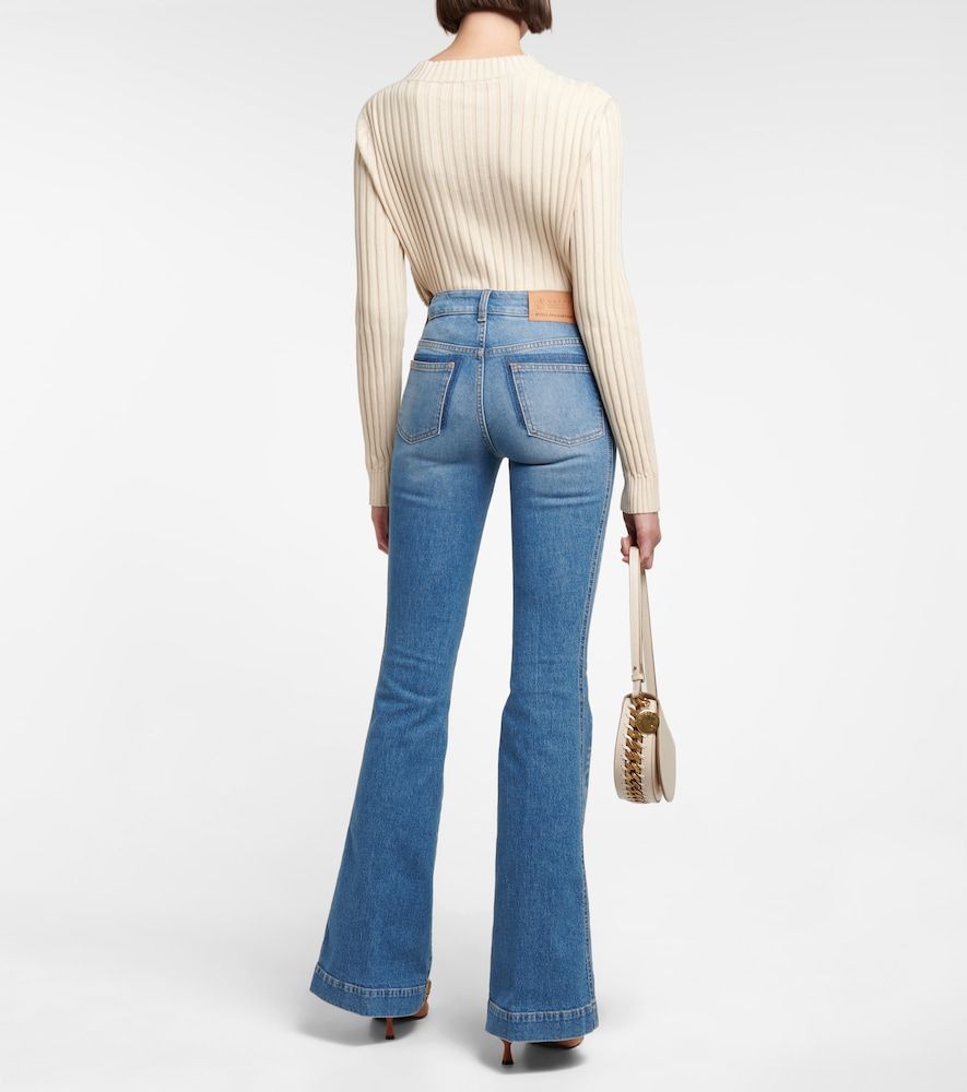 Mid-Rise Flared Jeans - Stella McCartney - Modalova
