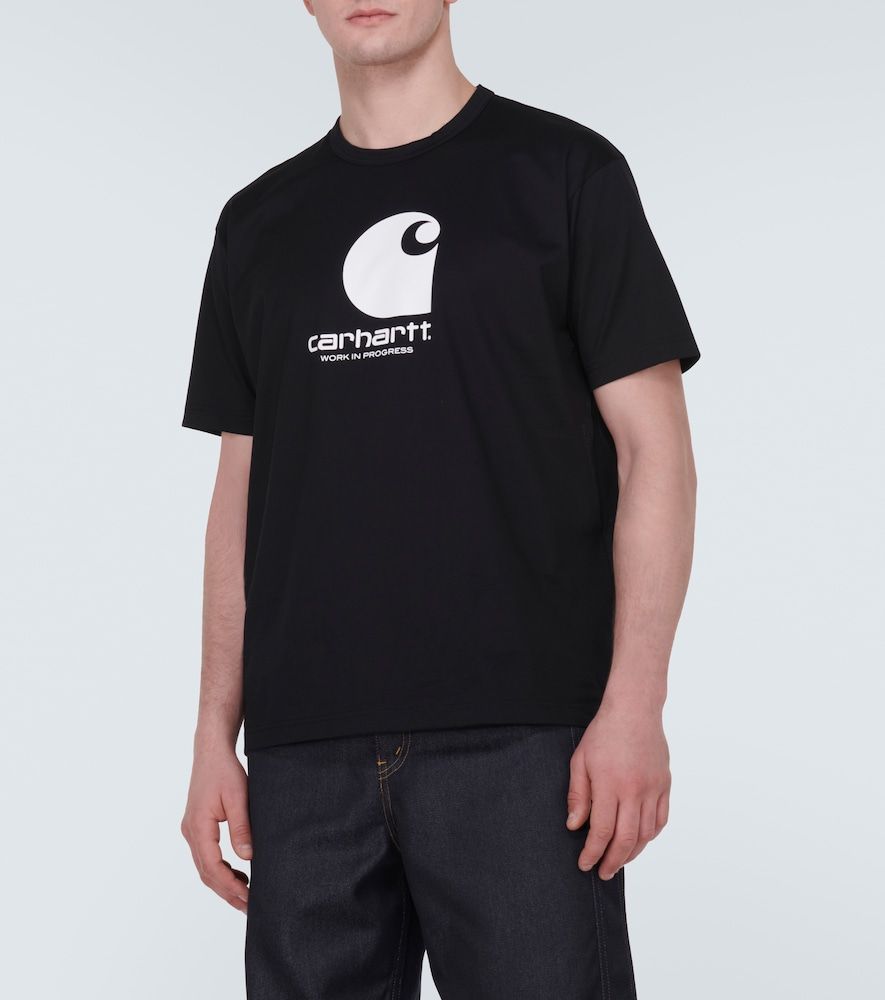 X Carhartt logo cotton jersey T-shirt - Junya Watanabe - Modalova