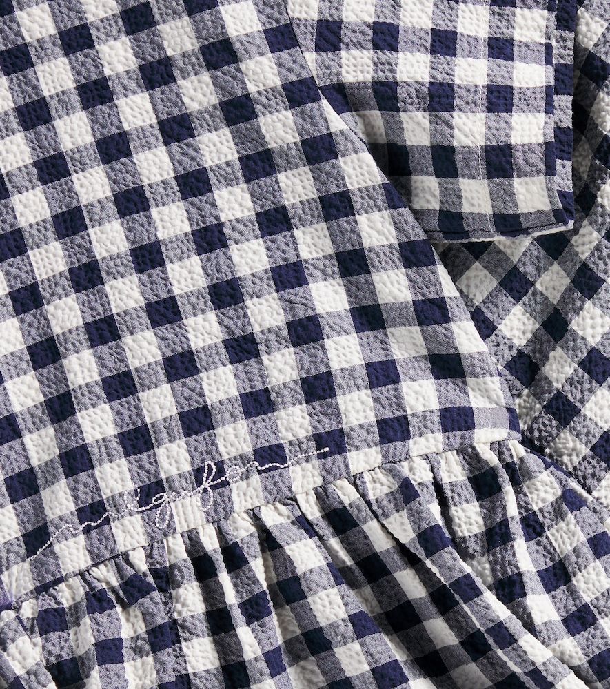 Vestido de algodón a cuadros vichy - Il Gufo - Modalova