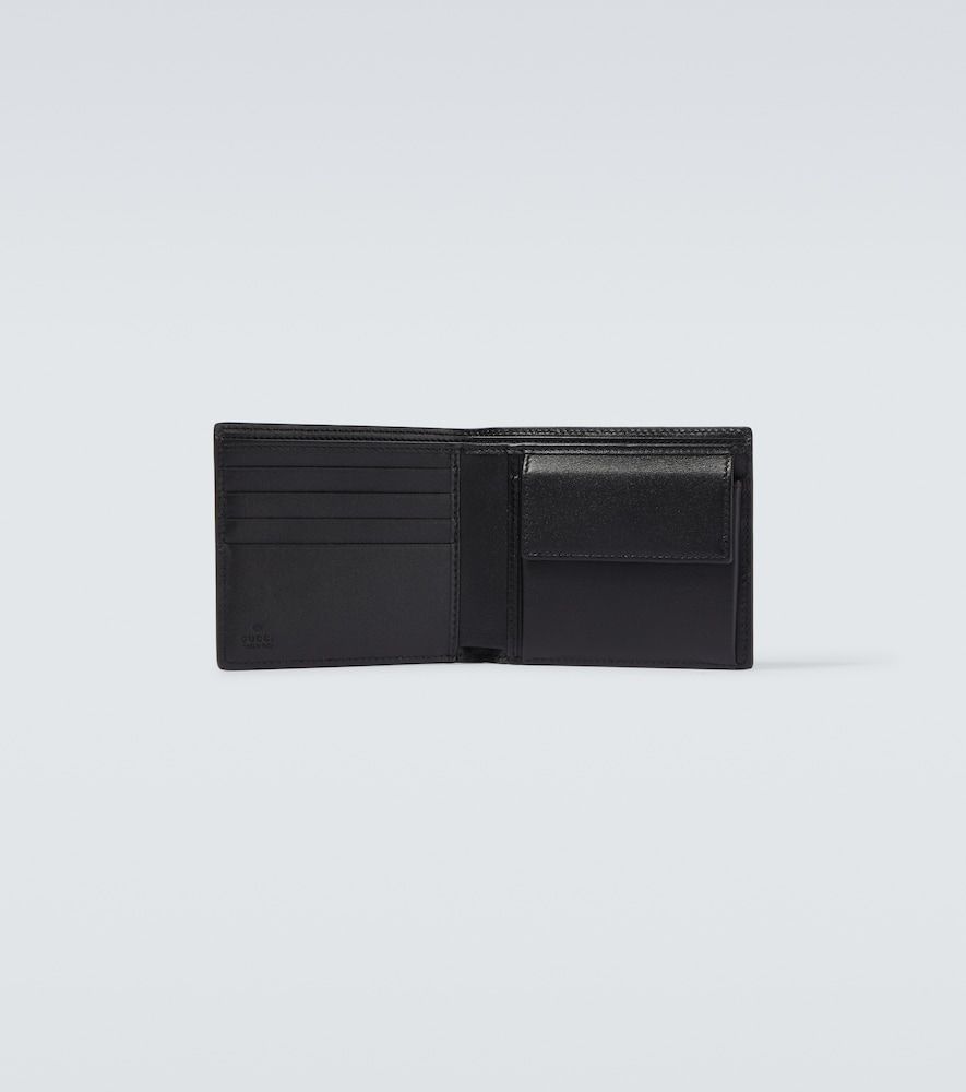 Gucci Cartera Emblem de piel con GG - Gucci - Modalova