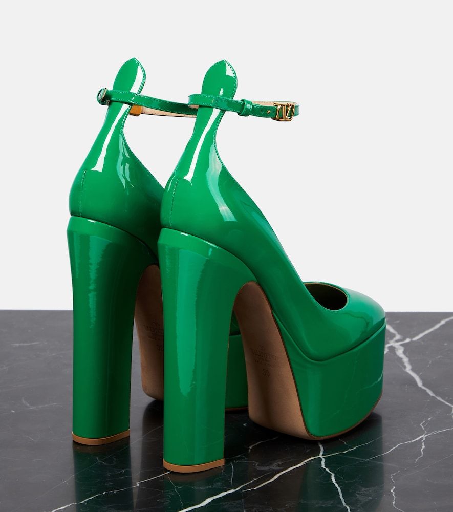 Plateau-Pumps Tan-Go 155 aus Lackleder - Valentino Garavani - Modalova